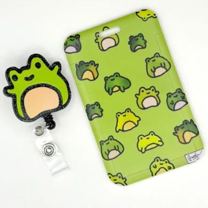 Cute little frogs back